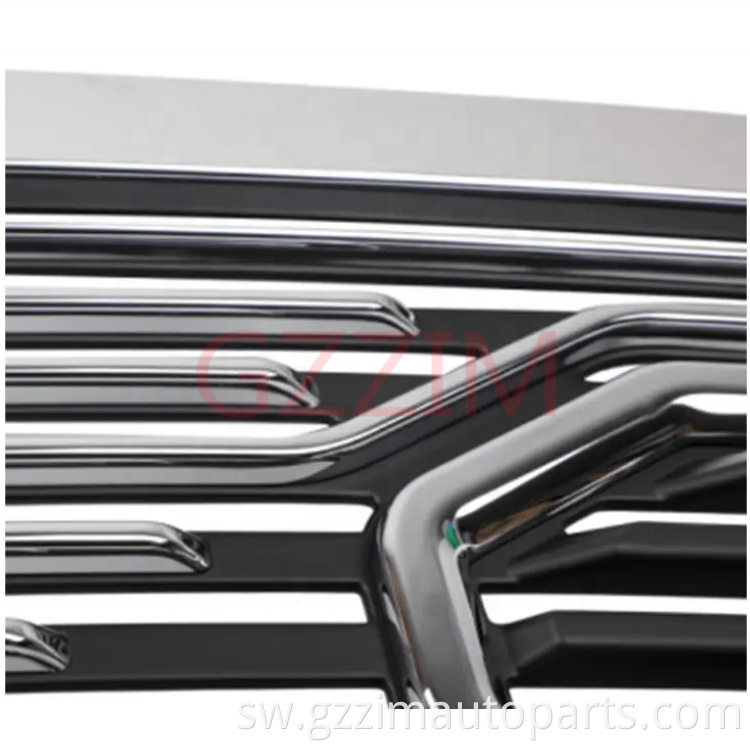Modified Chromed Front  Middle Grille Used For RAM 1500 2013-2018